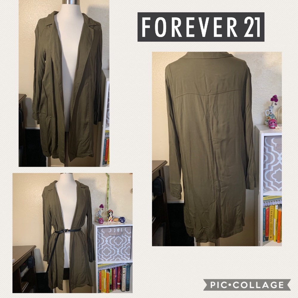 Forever 21 long duster/ coat - Picture 1 of 9
